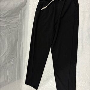 Classic Black Joggers with Drawstring woman’s large no tag